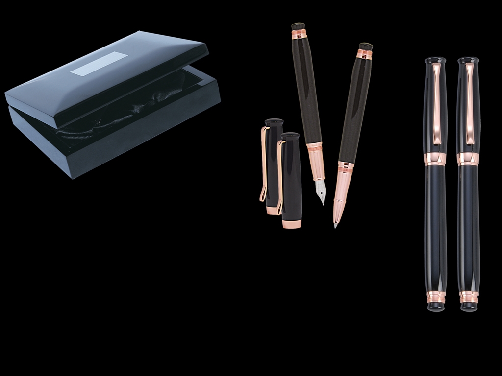 Rose Black Kalem Set